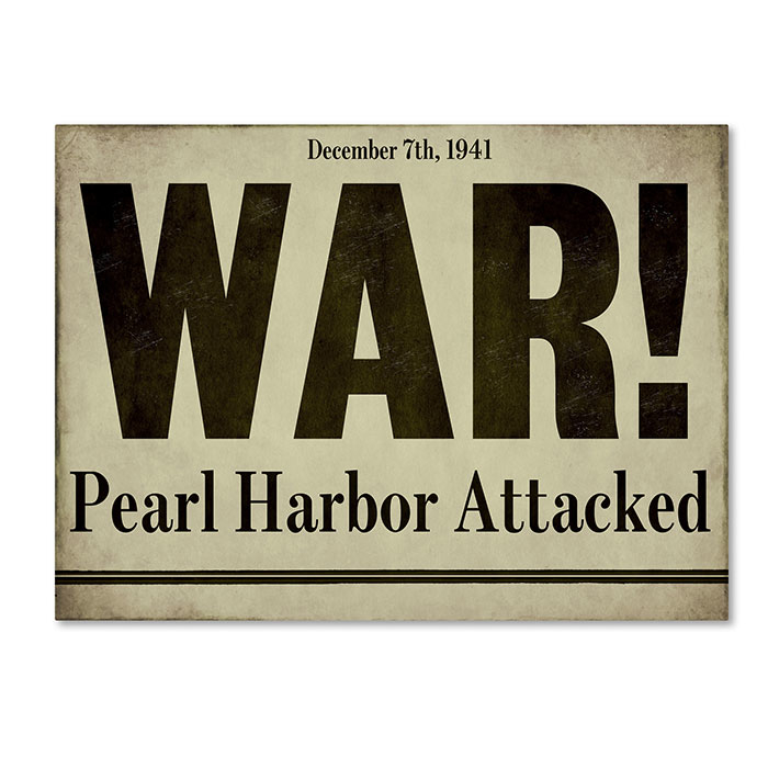 Color Bakery 'Pearl Harbor' 14 X 19 Canvas Art