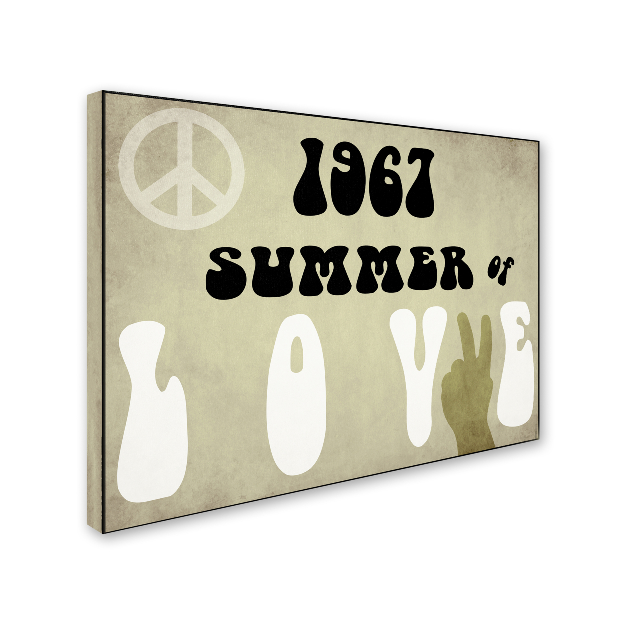 Color Bakery 'Summer Of Love' 14 X 19 Canvas Art