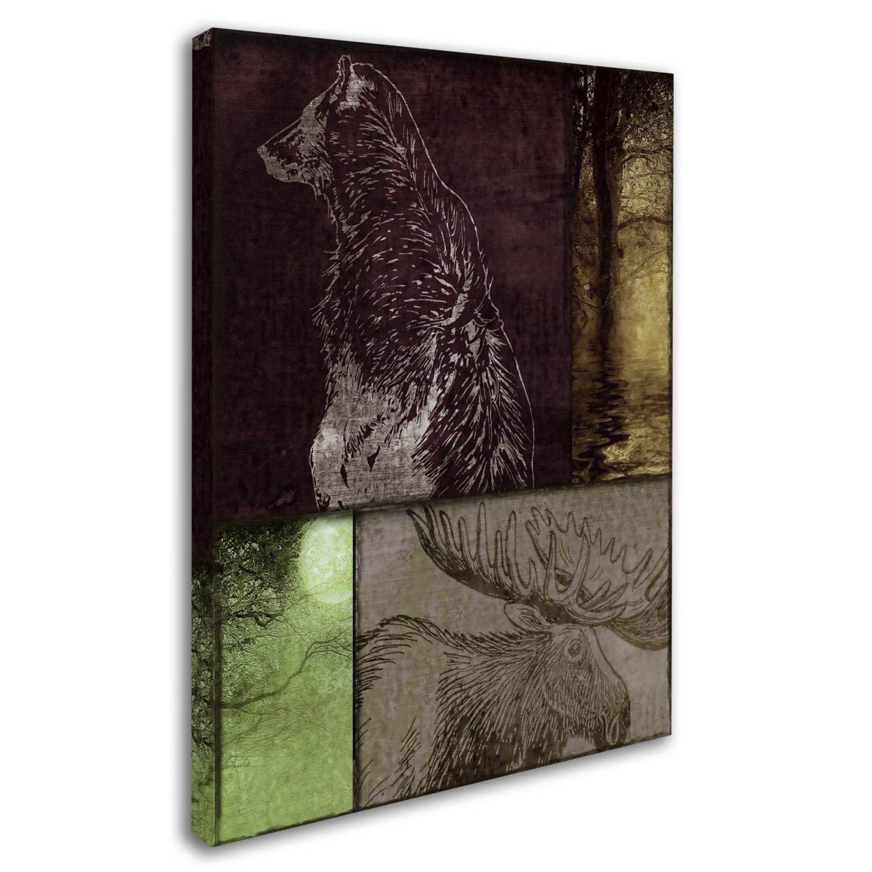 Color Bakery 'On The Hunt IV' 14 X 19 Canvas Art