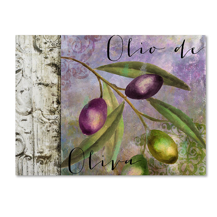 Color Bakery 'Olivia III' 14 X 19 Canvas Art