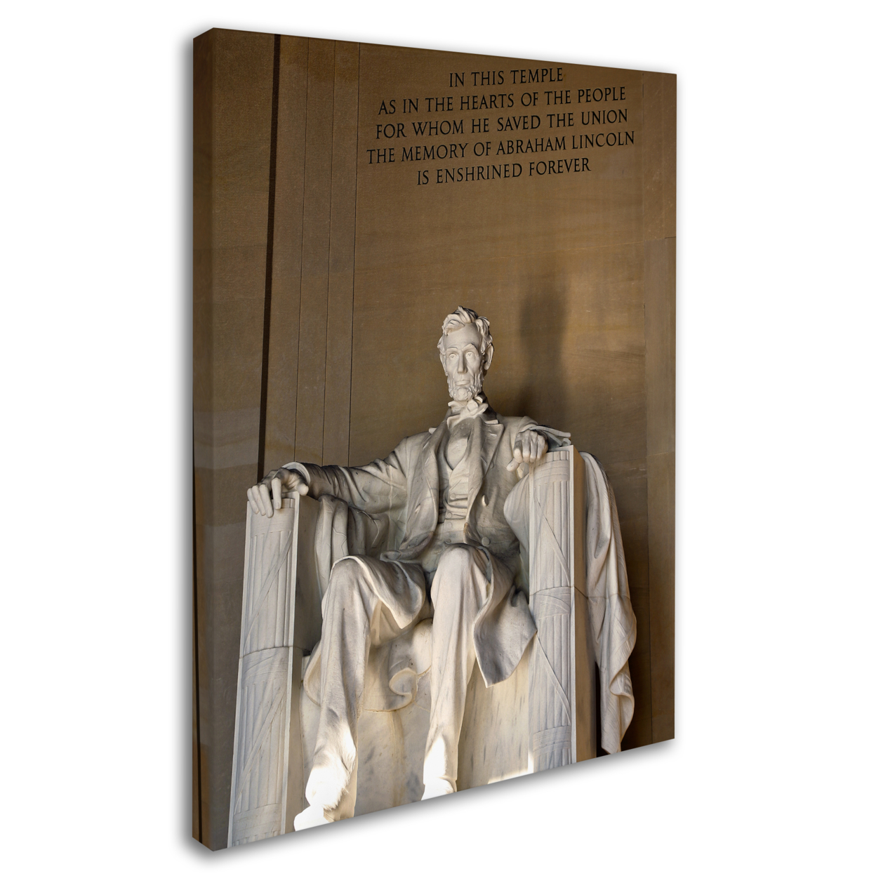 CATeyes 'Lincoln Memorial 2' 14 X 19 Canvas Art