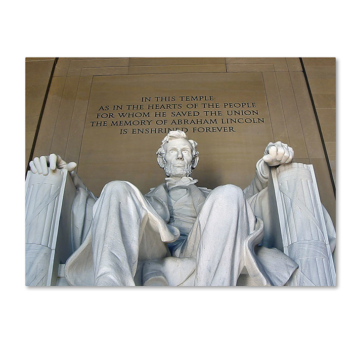 CATeyes 'Lincoln Memorial' 14 X 19 Canvas Art