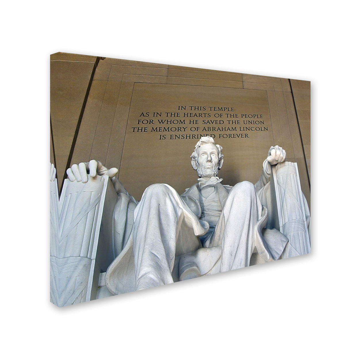 CATeyes 'Lincoln Memorial' 14 X 19 Canvas Art