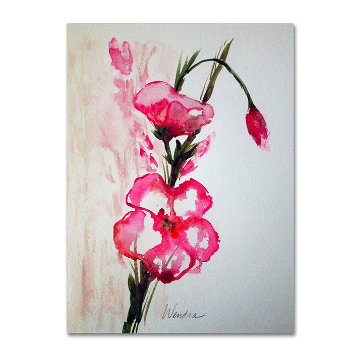 Wendra 'New Bloom' 14 X 19 Canvas Art