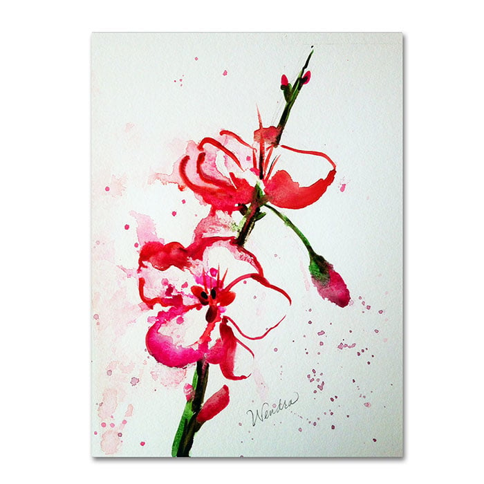 Wendra 'Spring Bloom Copy' 14 X 19 Canvas Art