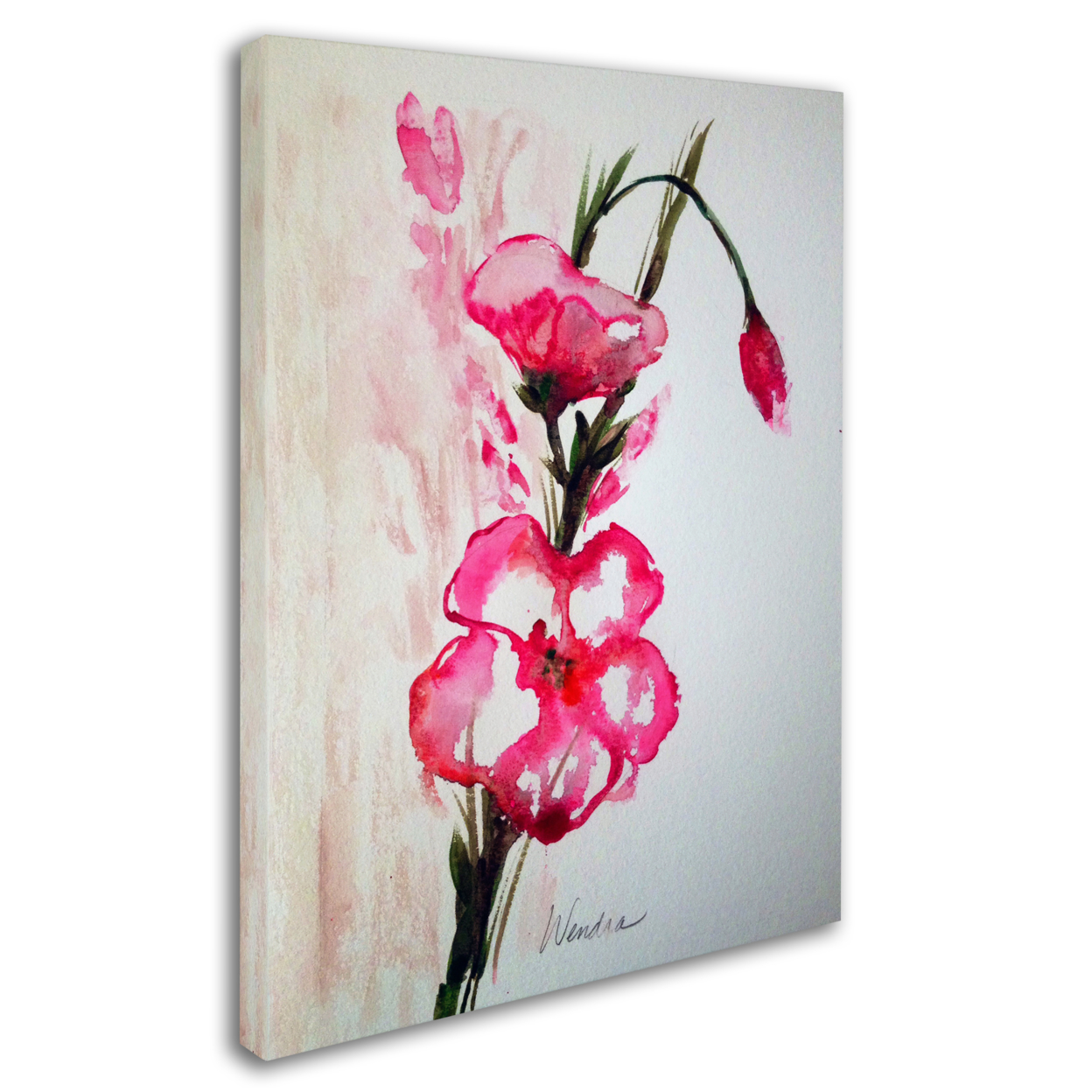 Wendra 'New Bloom' 14 X 19 Canvas Art