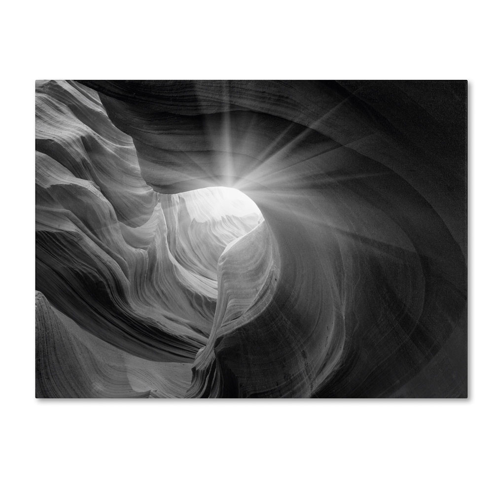 Moises Levy 'Searching Light I' 14 X 19 Canvas Art