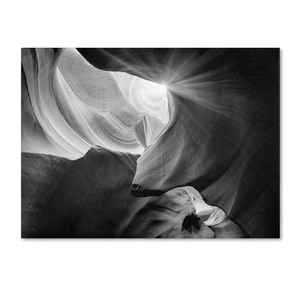 Moises Levy 'Searching Light IV' 14 X 19 Canvas Art