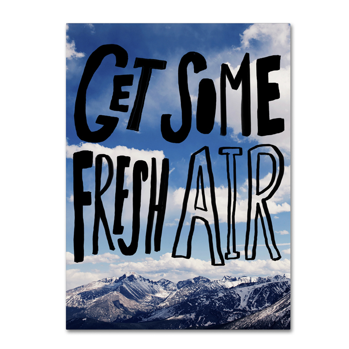 Leah Flores 'Fresh Air' 14 X 19 Canvas Art