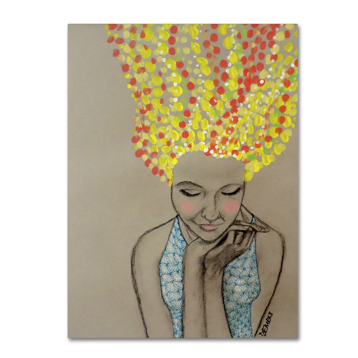 Sylvie Demers 'Miss Sunshine' 14 X 19 Canvas Art