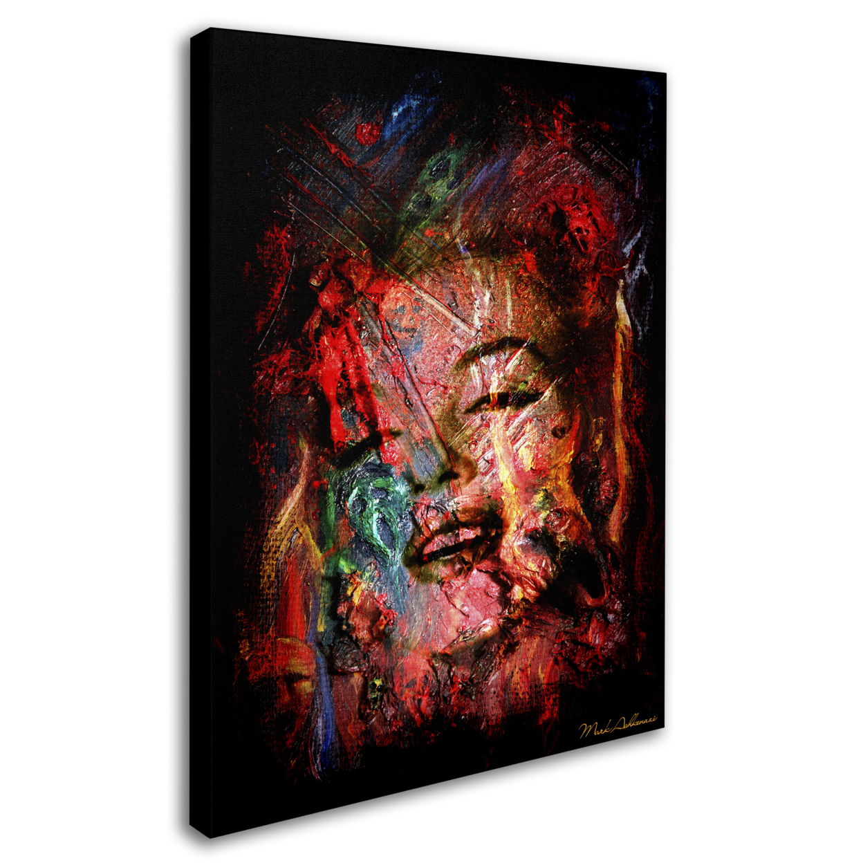 Mark Ashkenazi 'Marilyn Monroe VII' 14 X 19 Canvas Art