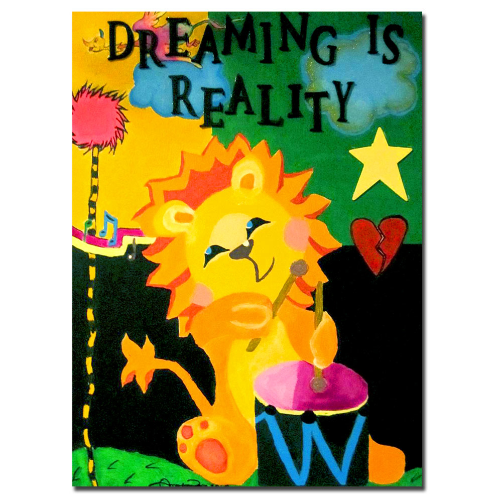 Amanda Rea 'Dreaming Is Reality' 14 X 19 Canvas Art