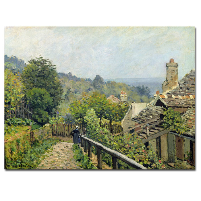 Alfred Sisley 'Louveciennes 1873' 14 X 19 Canvas Art