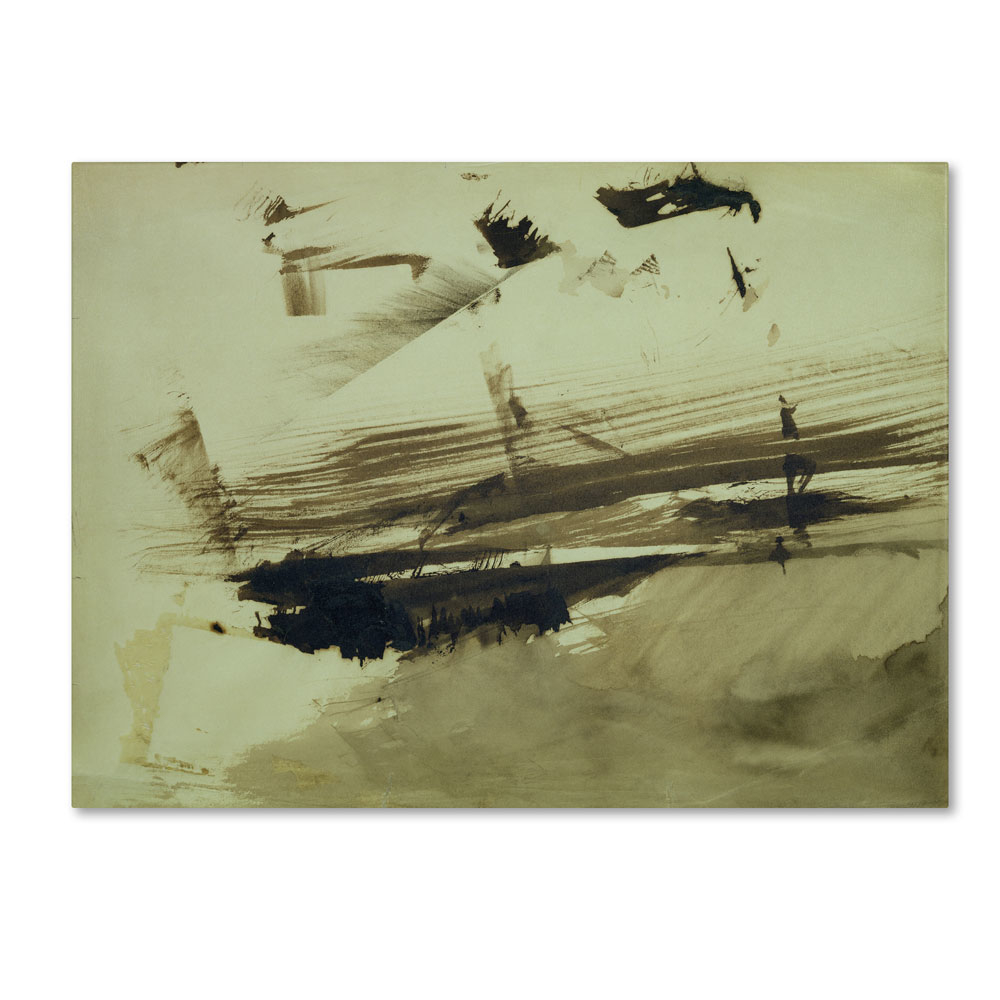 Victor Hugo 'Evocation Of An Island 1870' 14 X 19 Canvas Art