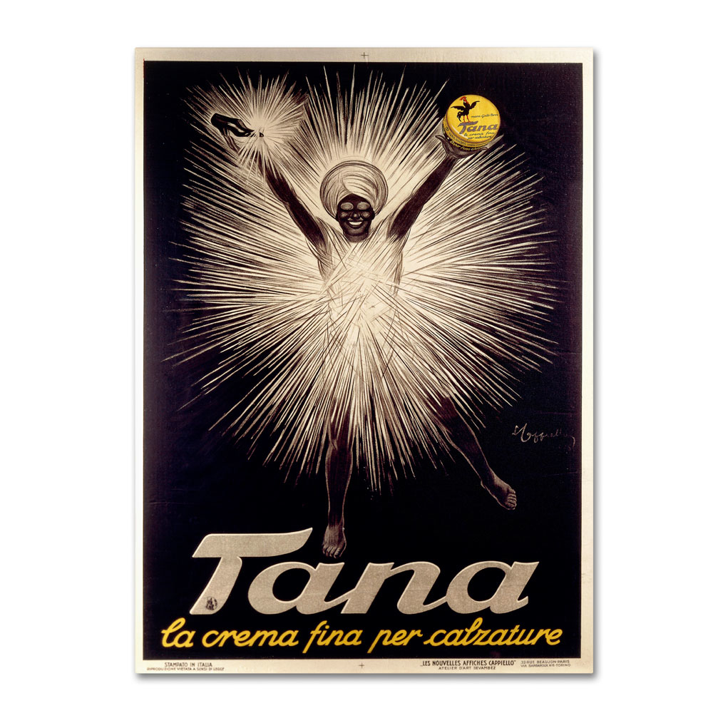 Leonetto Cappiello 'Advertisement For Tana' 14 X 19 Canvas Art