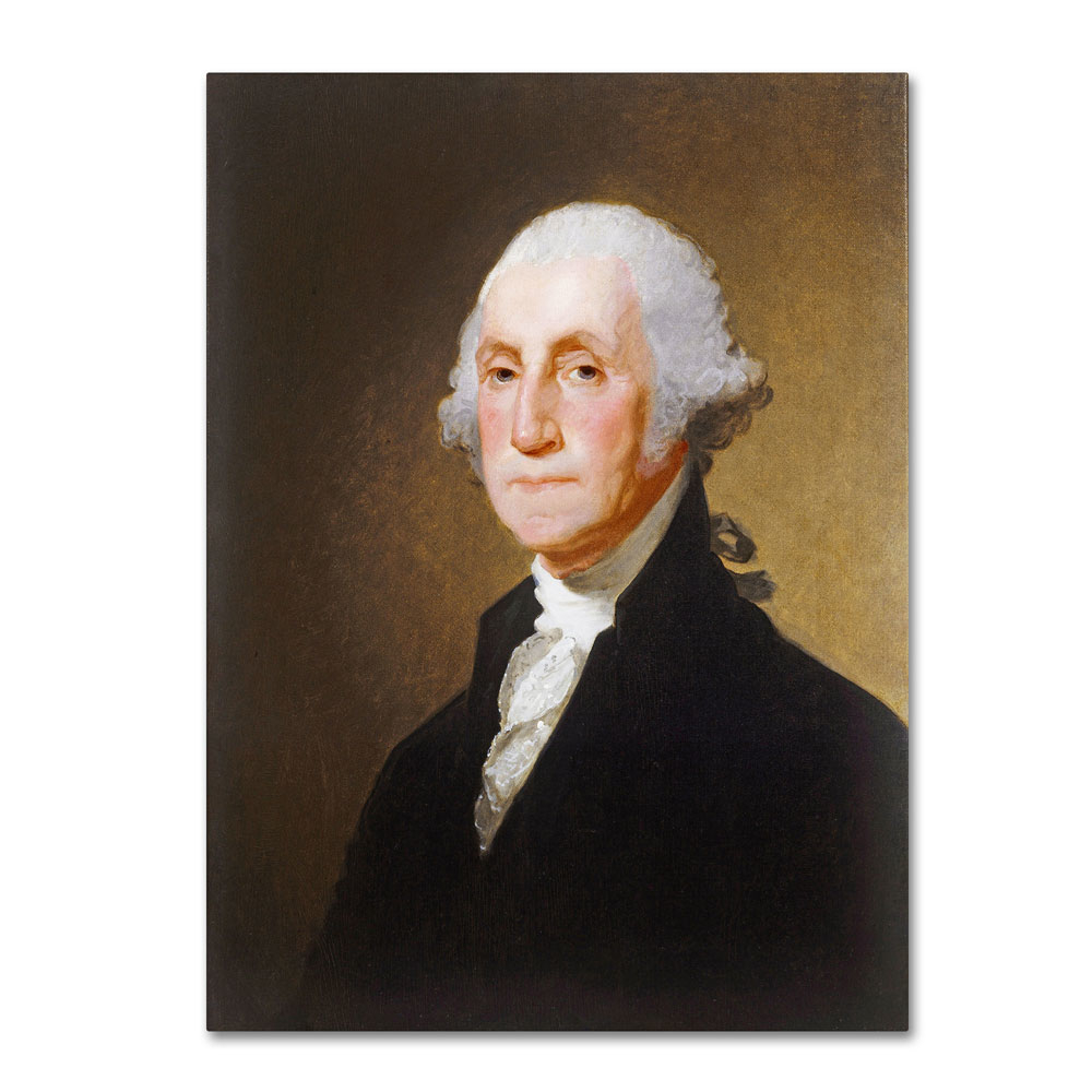 Gilbert Stuart 'George Washington 1821' 14 X 19 Canvas Art