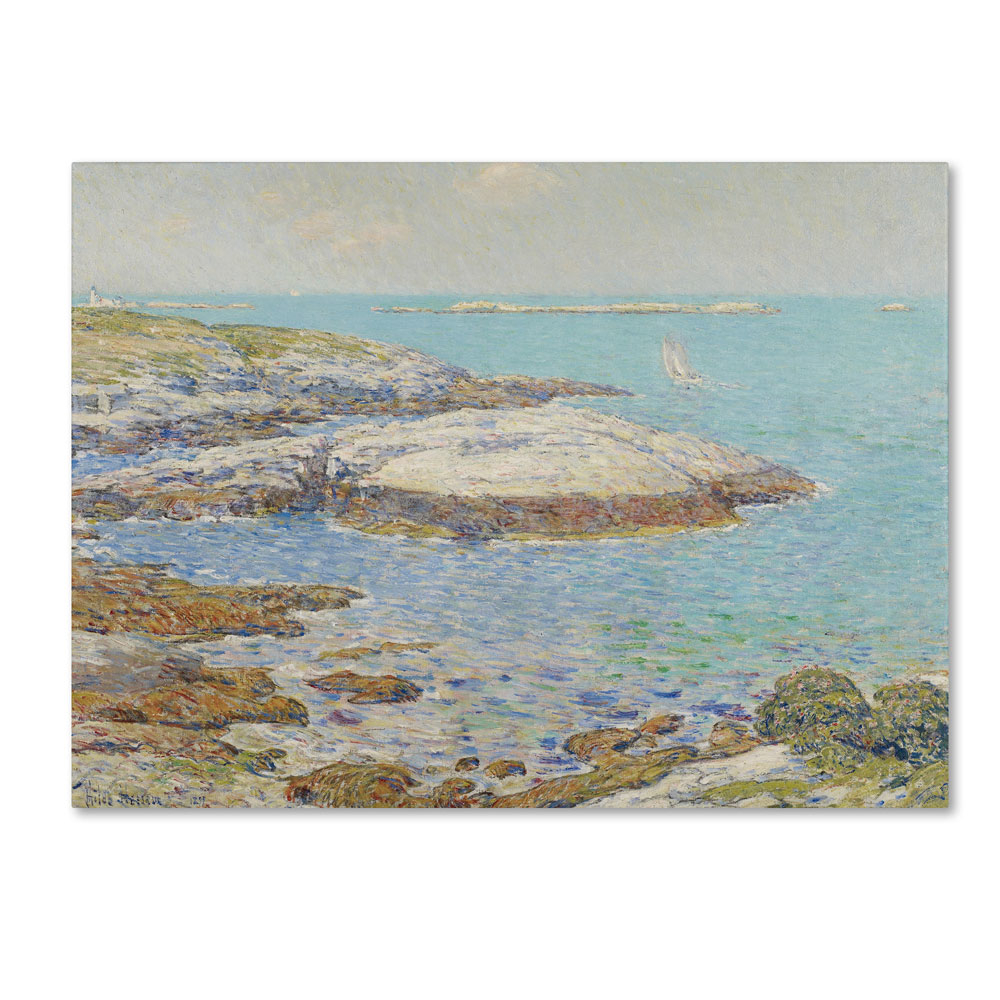 Childe Hassam 'Isles Of Shoals 1899' 14 X 19 Canvas Art