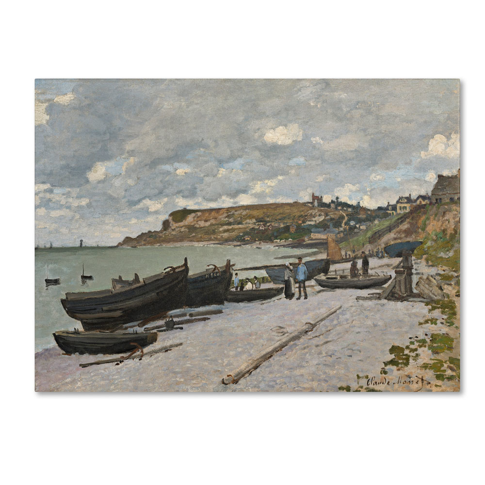 Claude Monet 'Sainte-Adresse 1867' 14 X 19 Canvas Art