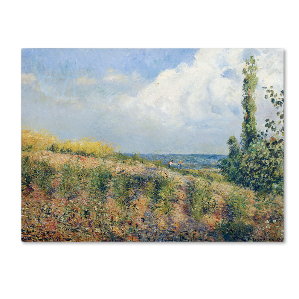 Camille Pissarro 'The Approaching Storm 1877' 14 X 19 Canvas Art