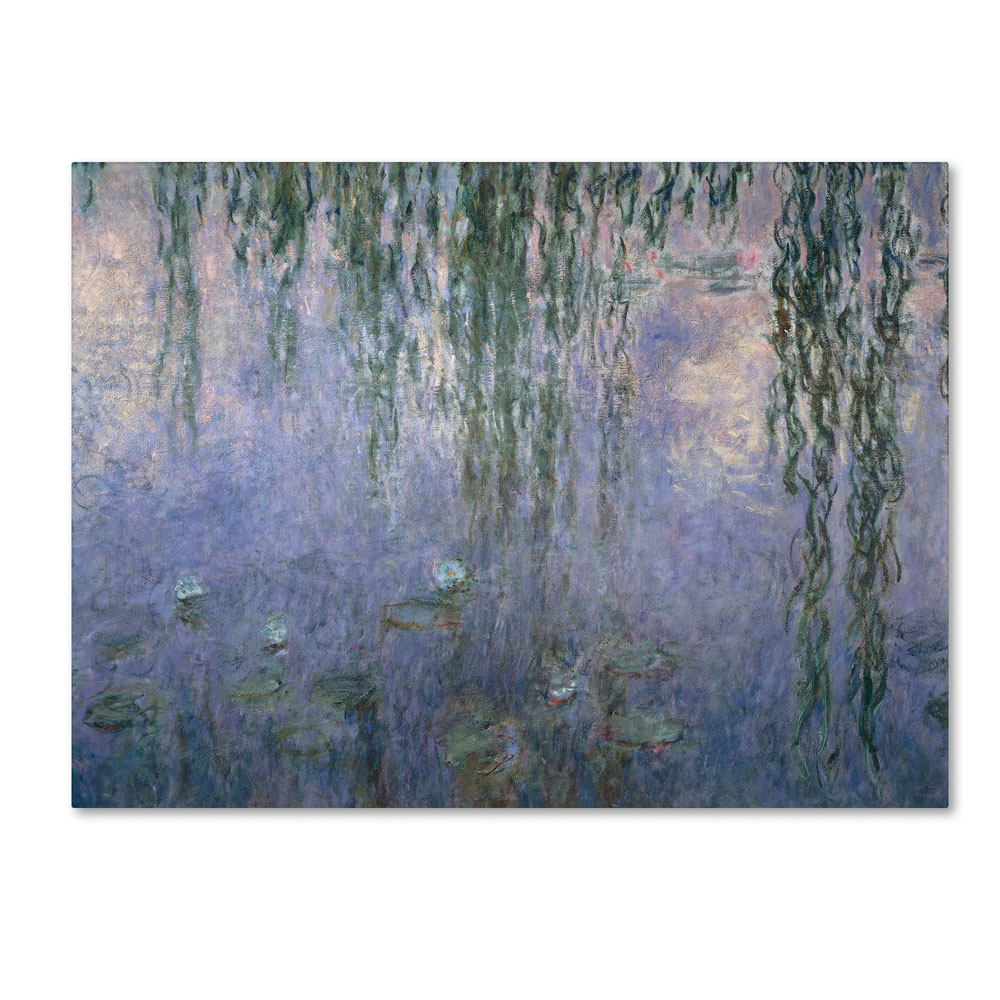 Claude Monet 'Water Lilies III 1840-1926' 14 X 19 Canvas Art