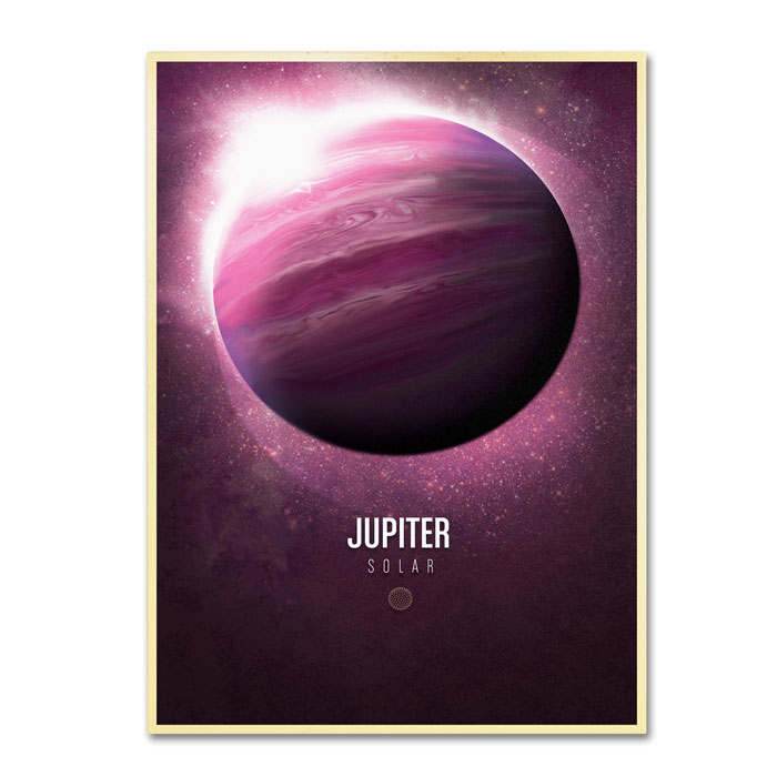 Christian Jackson 'Jupiter' 14 X 19 Canvas Art