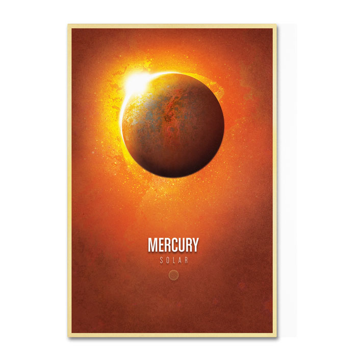 Christian Jackson 'Mercury' 14 X 19 Canvas Art