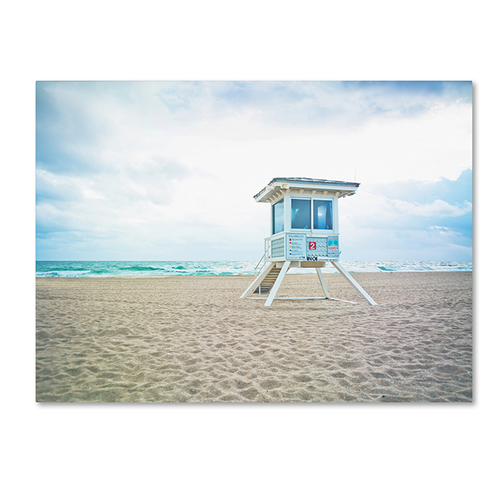 Preston 'Florida Beach Chair 2' 14 X 19 Canvas Art