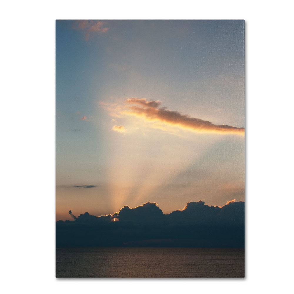 Kurt Shaffer 'Inspiration Sunset' 14 X 19 Canvas Art
