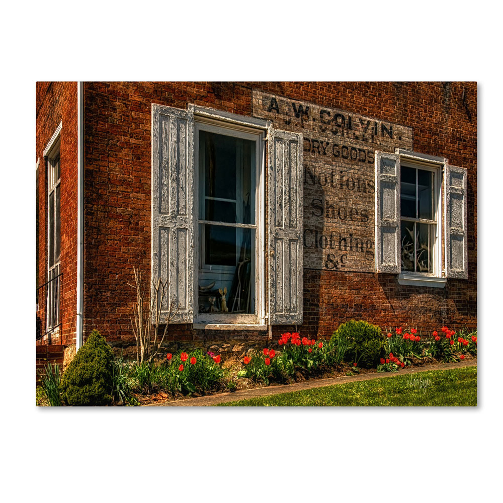 Lois Bryan 'Country Store' 14 X 19 Canvas Art