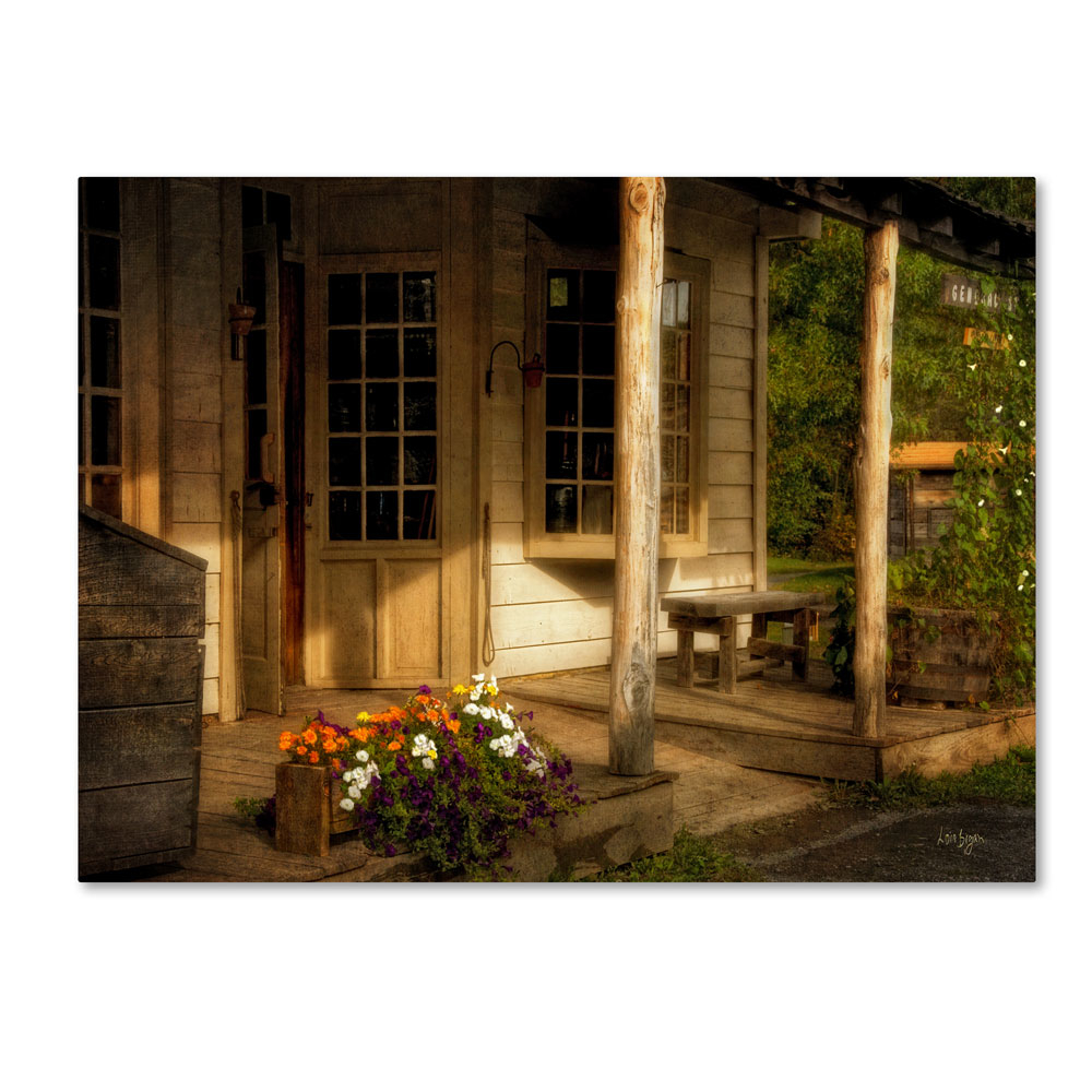 Lois Bryan 'The Old General Store' 14 X 19 Canvas Art