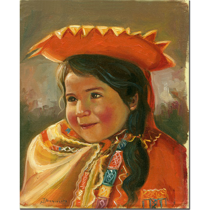 Jimenez 'Imillita' 14 X 19 Canvas Art