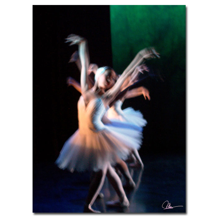 Martha Guerra 'Abstract Dancers' 14 X 19 Canvas Art