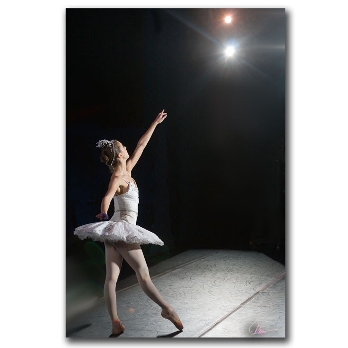 Martha Guerra 'Ballerina' 14 X 19 Canvas Art