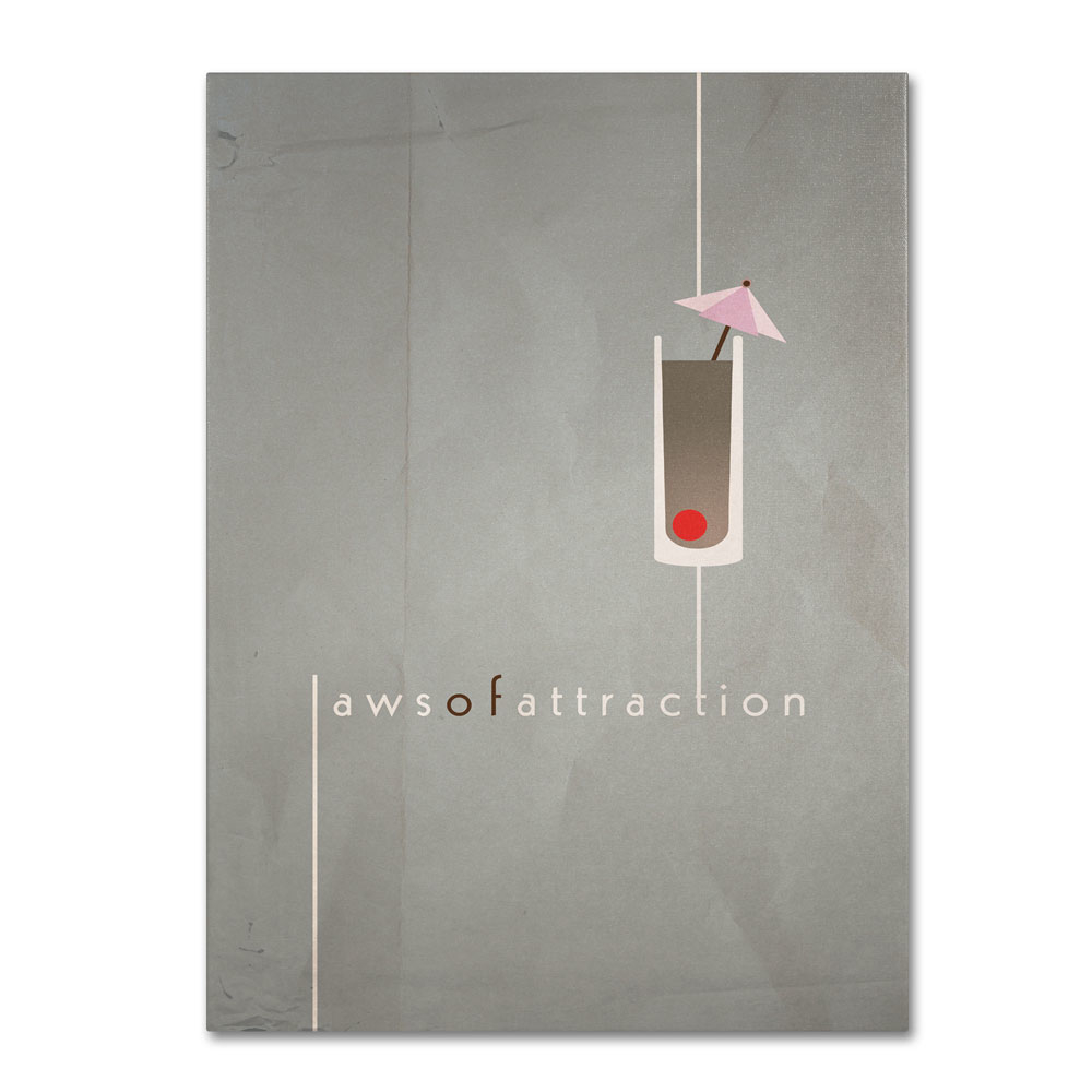 Megan Romo 'Laws Of Attraction' 14 X 19 Canvas Art