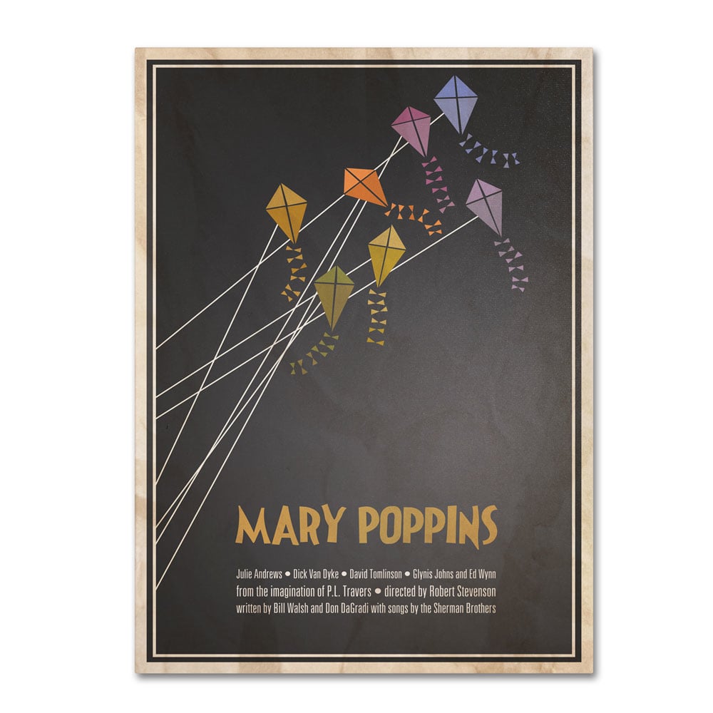 Megan Romo 'Mary Poppins' 14 X 19 Canvas Art