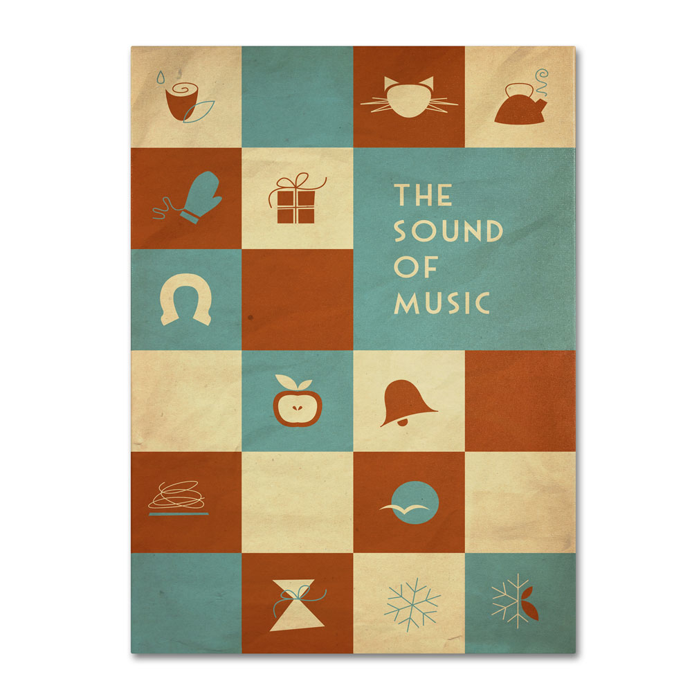 Megan Romo 'The Sound Of Music' 14 X 19 Canvas Art