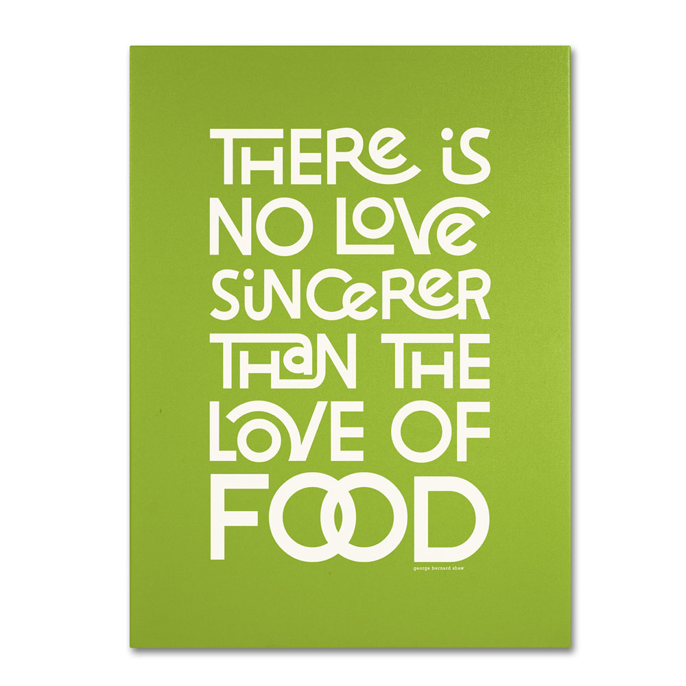 Megan Romo 'Sincere Love Of Food' 14 X 19 Canvas Art