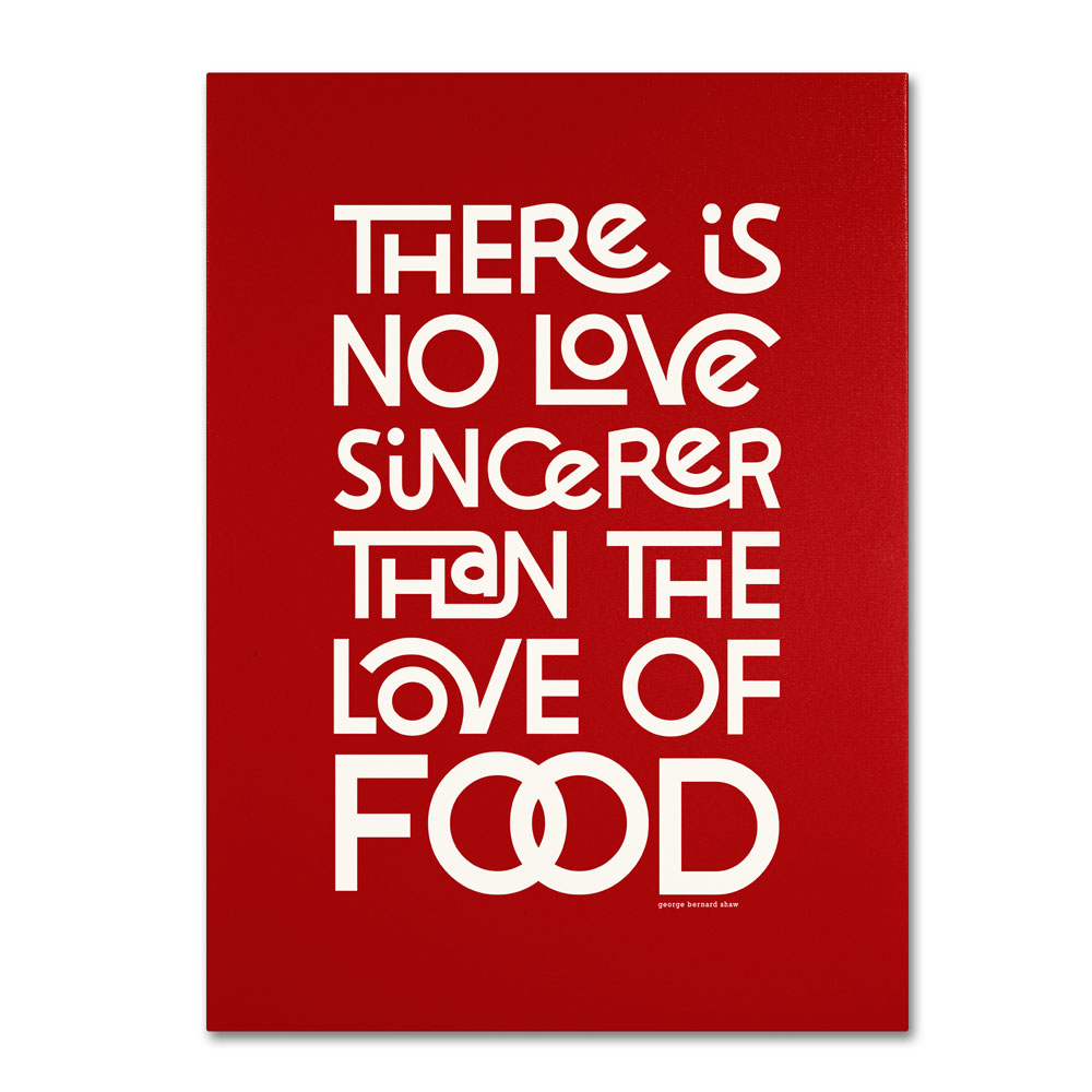 Megan Romo 'Sincere Love Of Food II' 14 X 19 Canvas Art