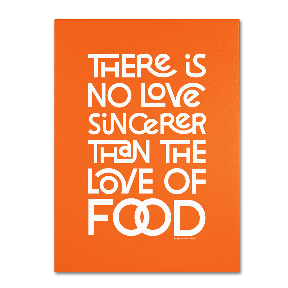 Megan Romo 'Sincere Love Of Food IV' 14 X 19 Canvas Art