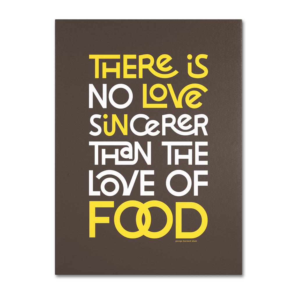 Megan Romo 'Sincere Love Of Food III' 14 X 19 Canvas Art