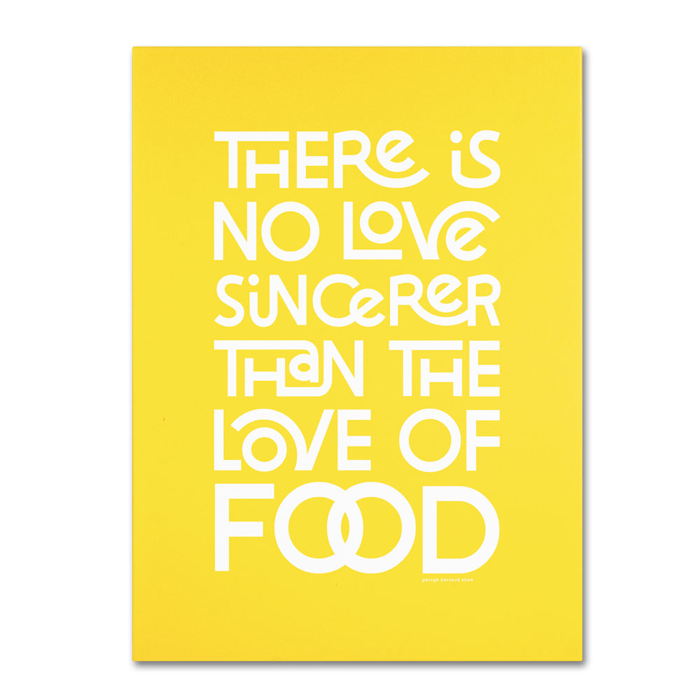 Megan Romo 'Sincere Love Of Food V' 14 X 19 Canvas Art