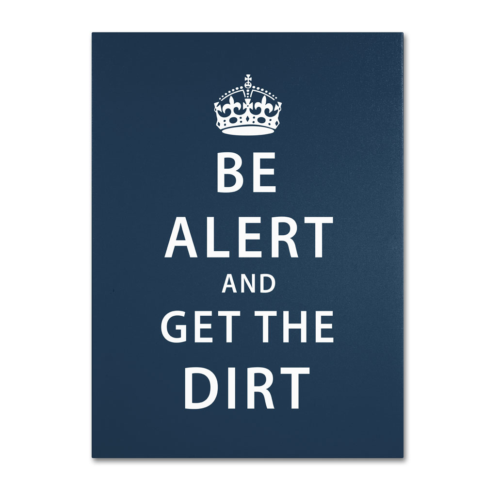 Megan Romo 'Get The Dirt II' 14 X 19 Canvas Art