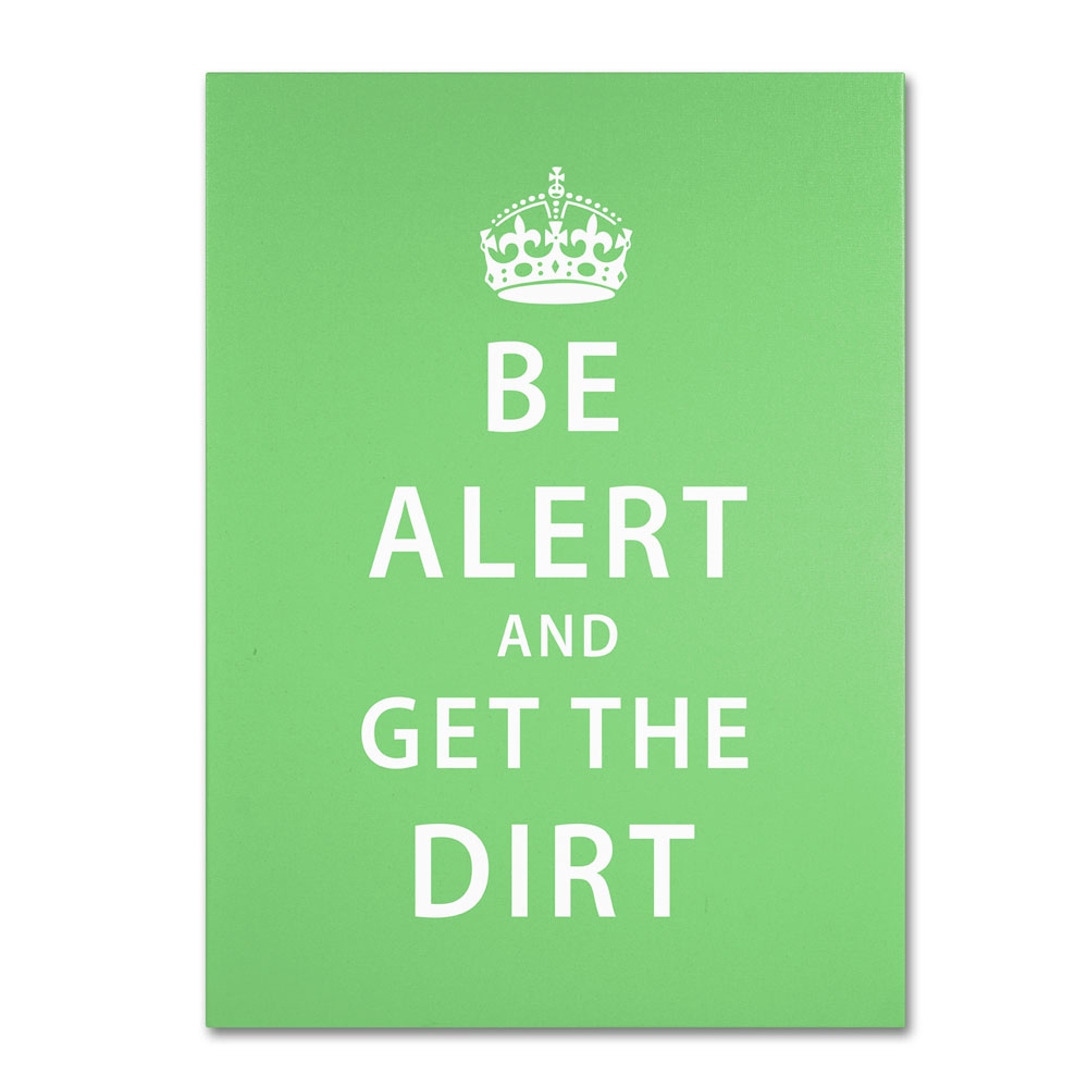 Megan Romo 'Get The Dirt' 14 X 19 Canvas Art