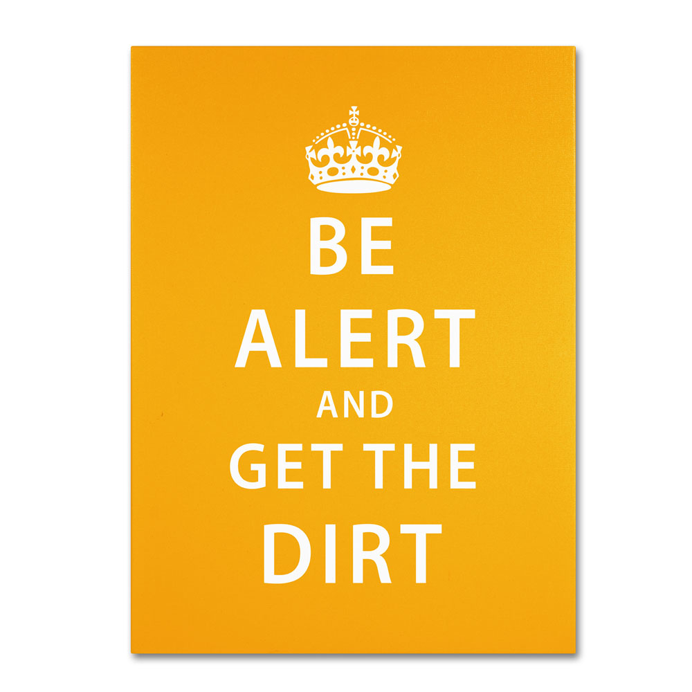 Megan Romo 'Get The Dirt III' 14 X 19 Canvas Art