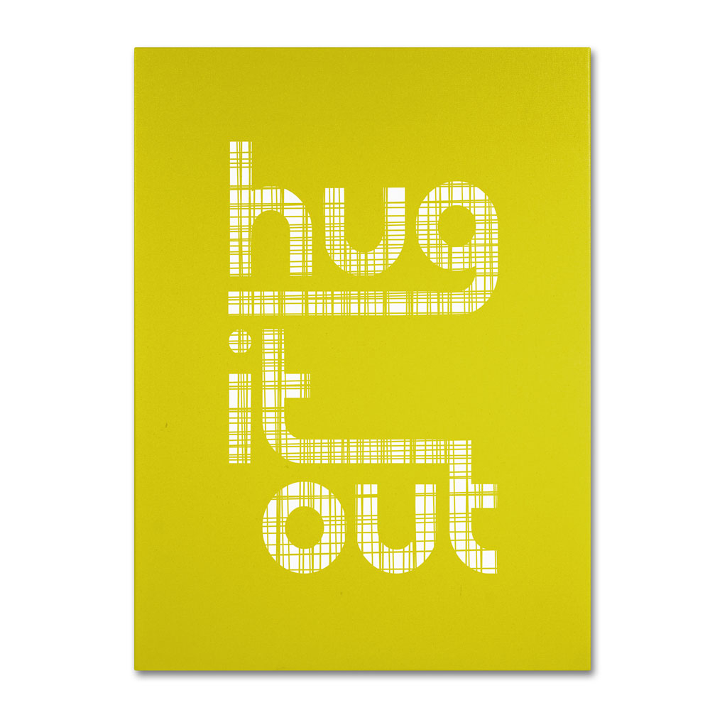Megan Romo 'Hug It Out' 14 X 19 Canvas Art