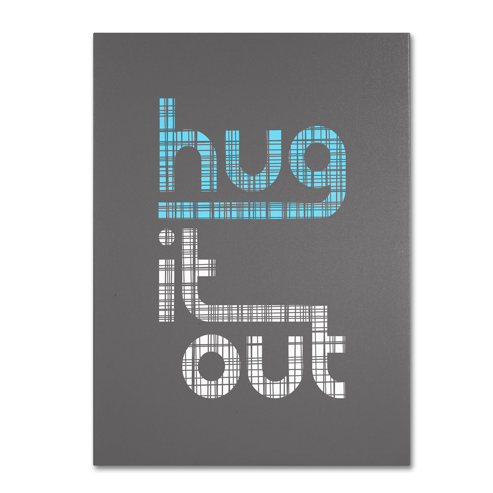 Megan Romo 'Hug It Out II' 14 X 19 Canvas Art