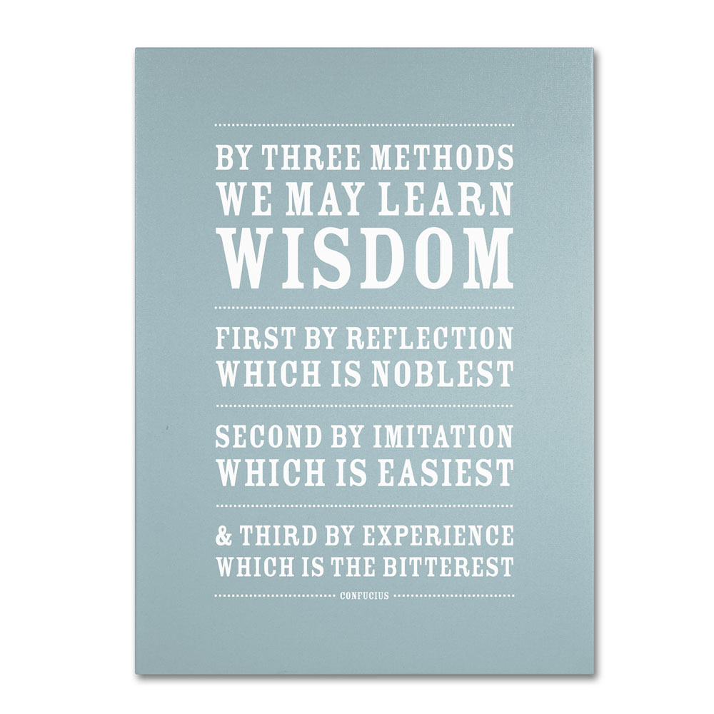 Megan Romo 'Three Ways To Wisdom' 14 X 19 Canvas Art
