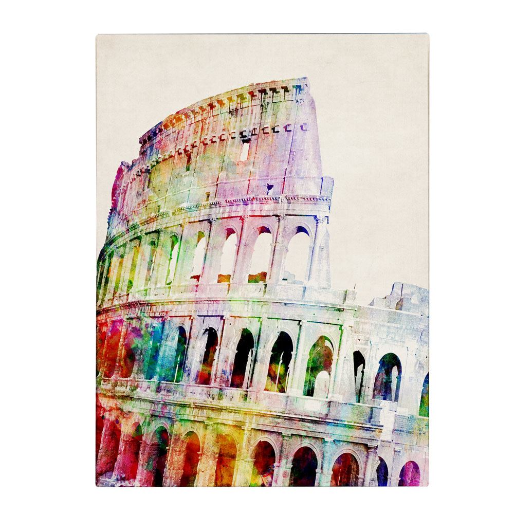 Michael Tompsett 'Colosseum' 14 X 19 Canvas Art