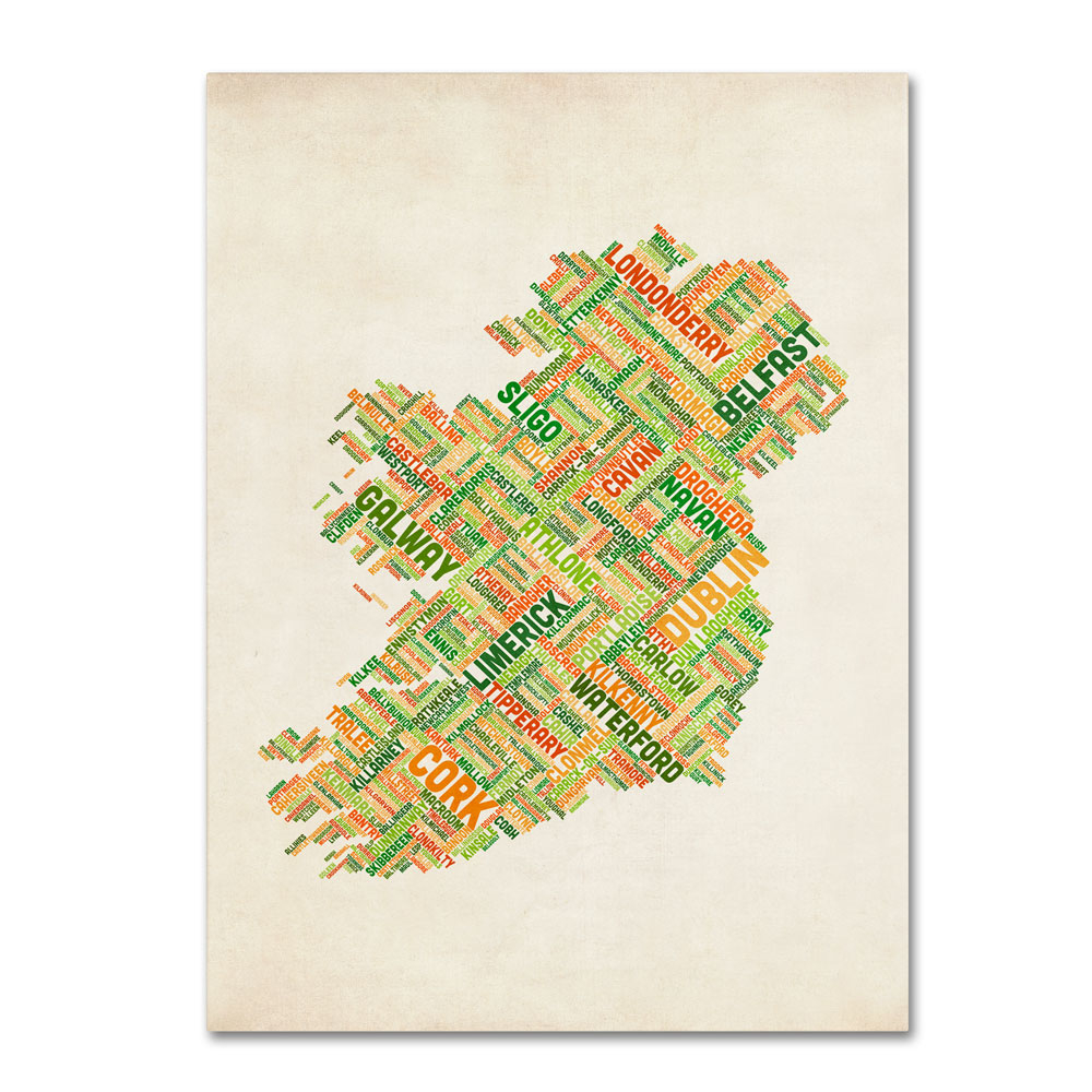 Michael Tompsett 'Ireland I' 14 X 19 Canvas Art