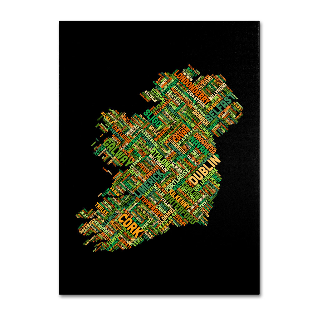 Michael Tompsett 'Ireland IV' 14 X 19 Canvas Art
